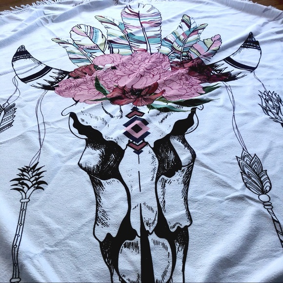 💥LAST ONE💥 Skull Queen Beach Towel - Picture 4 of 7